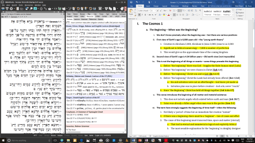 This view is for the basic stage of proofing my teaching notes for class